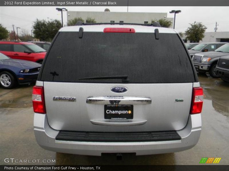 Ingot Silver Metallic / Charcoal Black 2012 Ford Expedition Limited