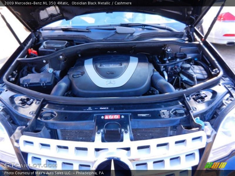 Obsidian Black Metallic / Cashmere 2009 Mercedes-Benz ML 350 4Matic
