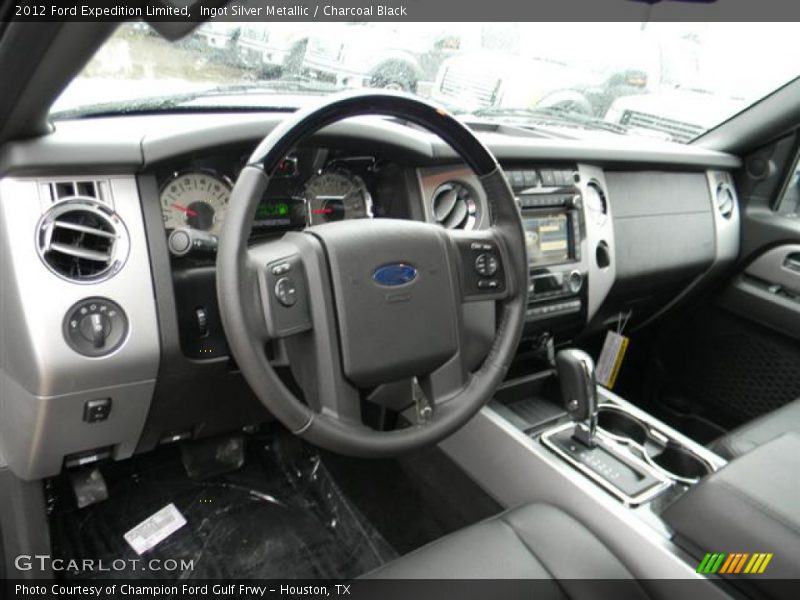 Ingot Silver Metallic / Charcoal Black 2012 Ford Expedition Limited
