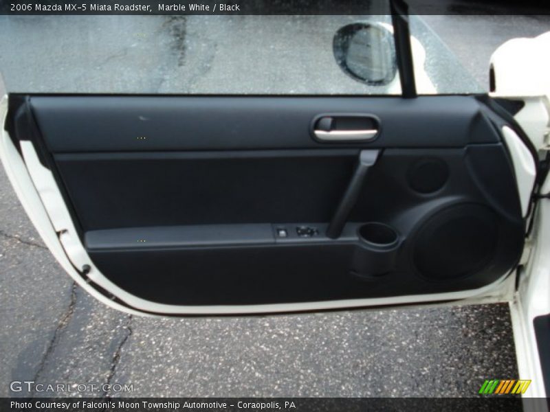 Marble White / Black 2006 Mazda MX-5 Miata Roadster