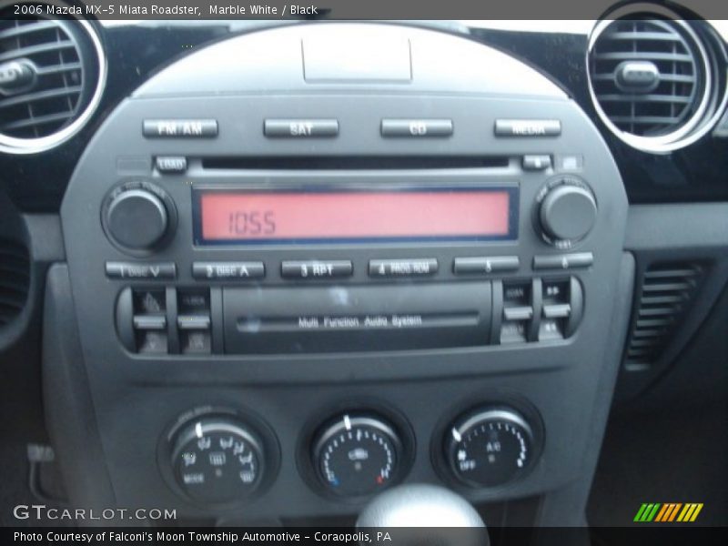 Marble White / Black 2006 Mazda MX-5 Miata Roadster