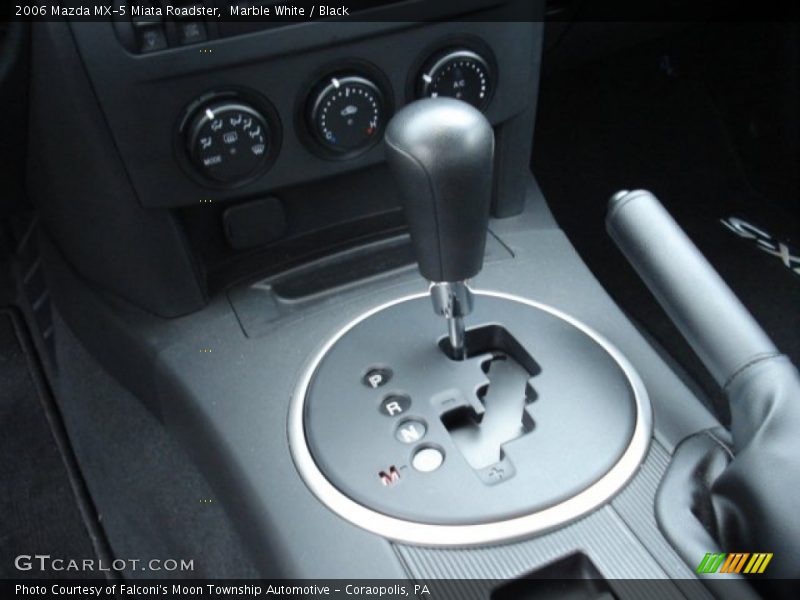 Marble White / Black 2006 Mazda MX-5 Miata Roadster