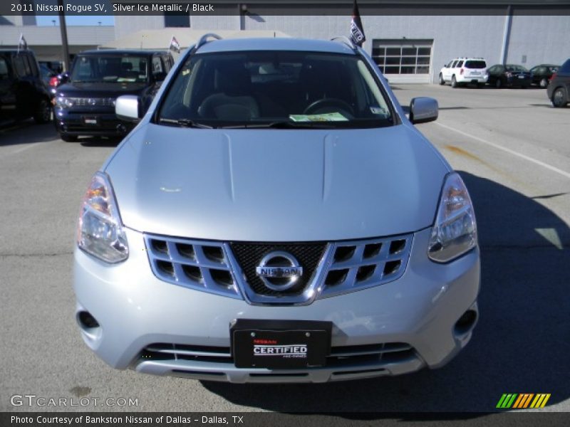 Silver Ice Metallic / Black 2011 Nissan Rogue SV