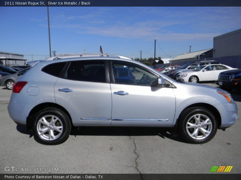 Silver Ice Metallic / Black 2011 Nissan Rogue SV