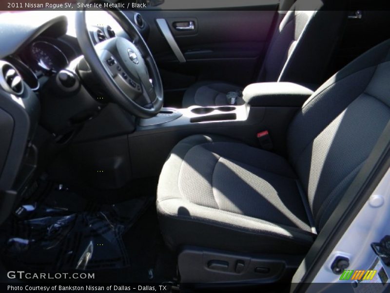 Silver Ice Metallic / Black 2011 Nissan Rogue SV