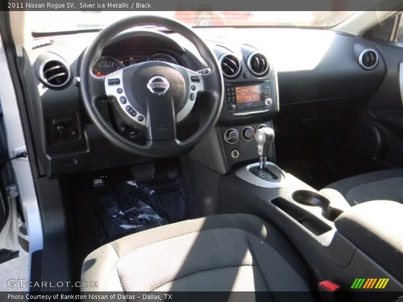 Silver Ice Metallic / Black 2011 Nissan Rogue SV