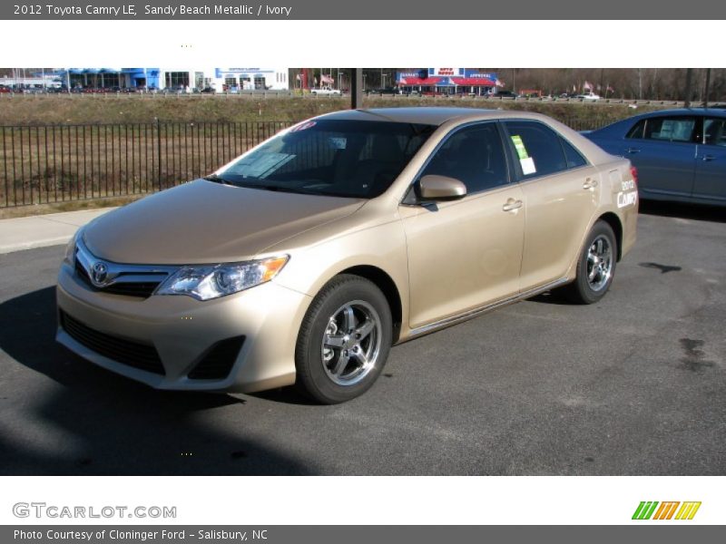 Sandy Beach Metallic / Ivory 2012 Toyota Camry LE