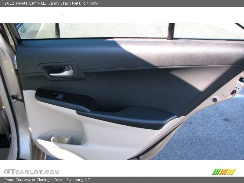 Sandy Beach Metallic / Ivory 2012 Toyota Camry LE