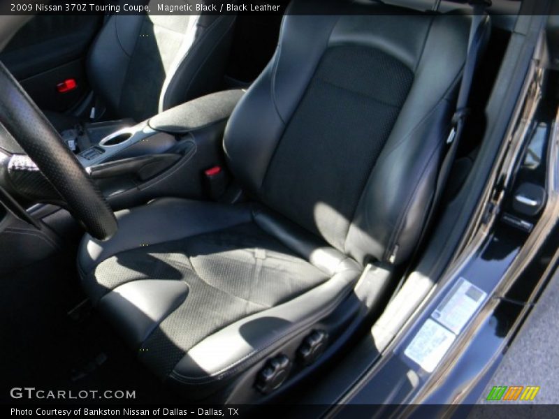 Magnetic Black / Black Leather 2009 Nissan 370Z Touring Coupe