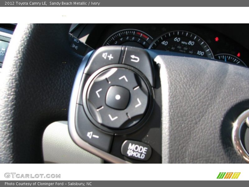 Sandy Beach Metallic / Ivory 2012 Toyota Camry LE