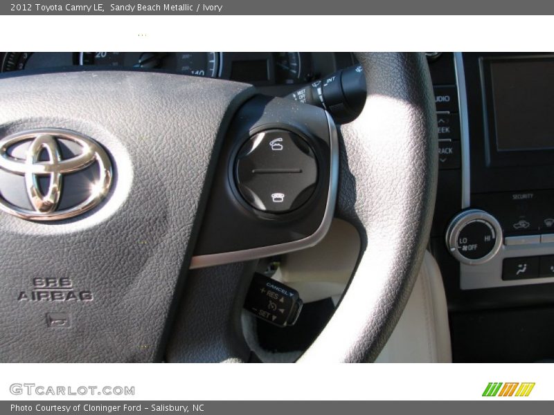 Sandy Beach Metallic / Ivory 2012 Toyota Camry LE