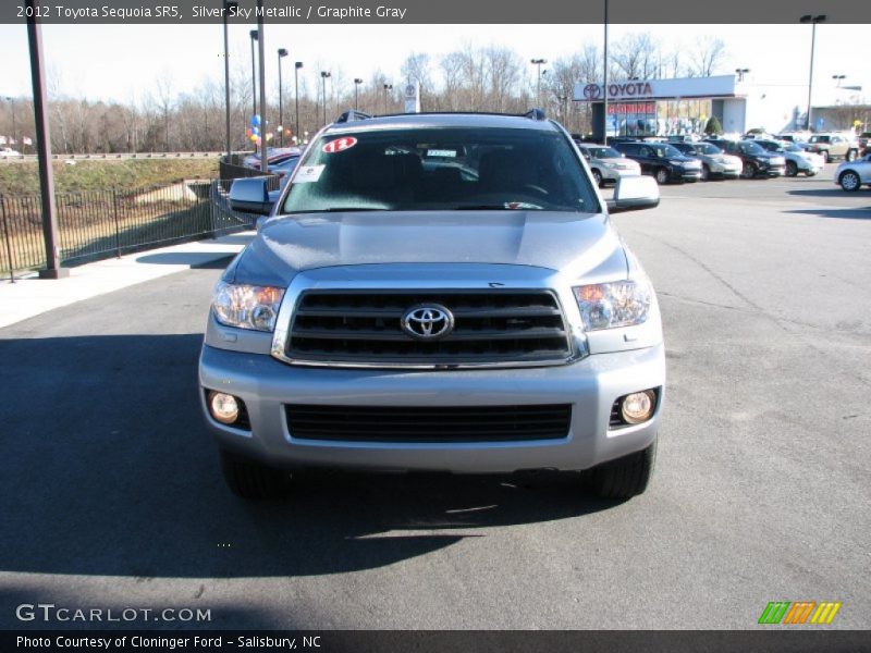 Silver Sky Metallic / Graphite Gray 2012 Toyota Sequoia SR5