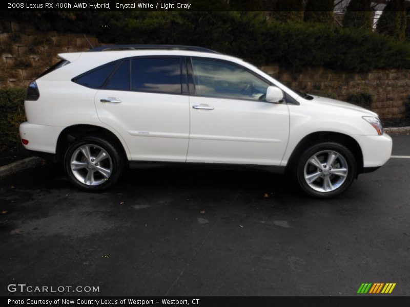Crystal White / Light Gray 2008 Lexus RX 400h AWD Hybrid