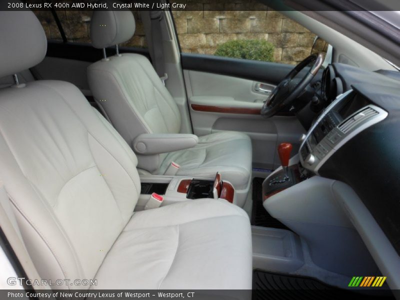 Crystal White / Light Gray 2008 Lexus RX 400h AWD Hybrid