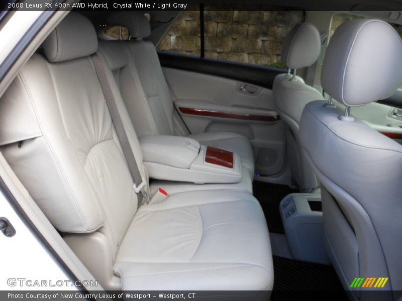 Crystal White / Light Gray 2008 Lexus RX 400h AWD Hybrid