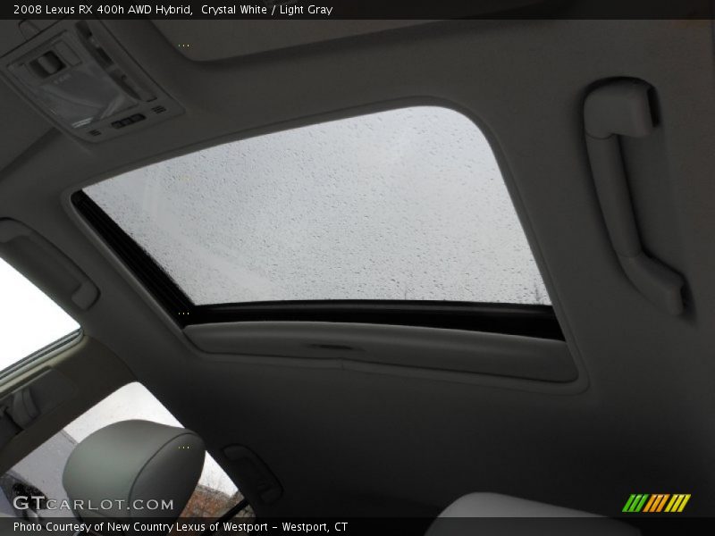 Crystal White / Light Gray 2008 Lexus RX 400h AWD Hybrid
