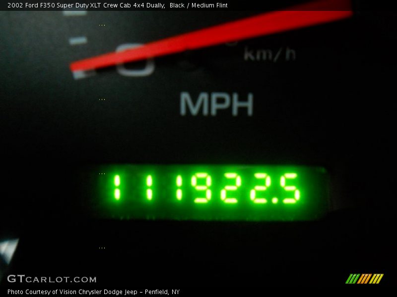 Black / Medium Flint 2002 Ford F350 Super Duty XLT Crew Cab 4x4 Dually
