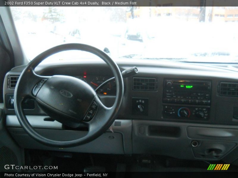 Black / Medium Flint 2002 Ford F350 Super Duty XLT Crew Cab 4x4 Dually
