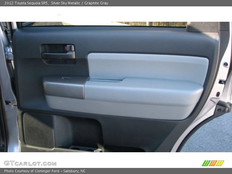 Silver Sky Metallic / Graphite Gray 2012 Toyota Sequoia SR5