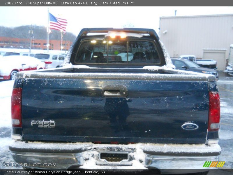 Black / Medium Flint 2002 Ford F350 Super Duty XLT Crew Cab 4x4 Dually