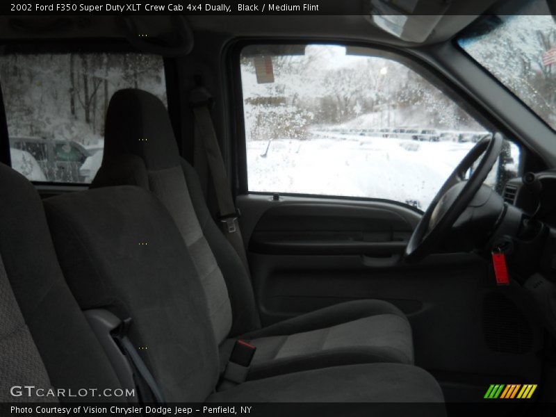 Black / Medium Flint 2002 Ford F350 Super Duty XLT Crew Cab 4x4 Dually
