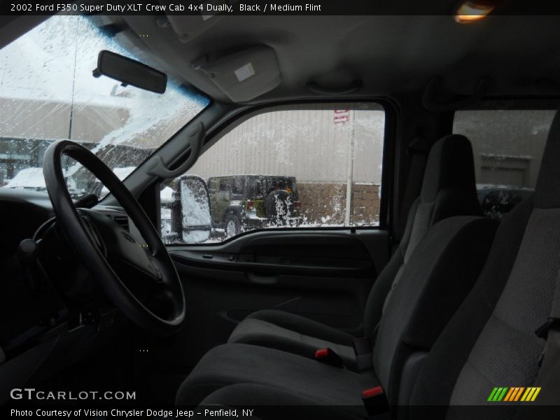 Black / Medium Flint 2002 Ford F350 Super Duty XLT Crew Cab 4x4 Dually