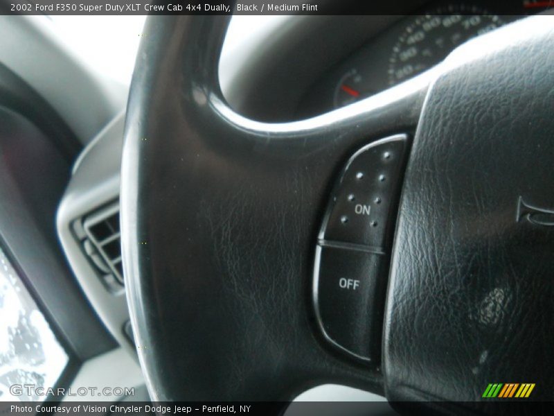 Black / Medium Flint 2002 Ford F350 Super Duty XLT Crew Cab 4x4 Dually