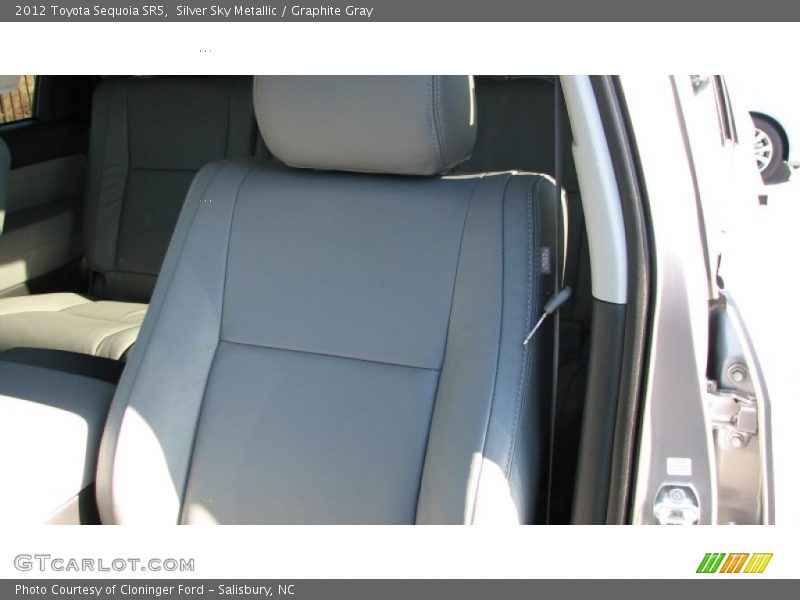 Silver Sky Metallic / Graphite Gray 2012 Toyota Sequoia SR5