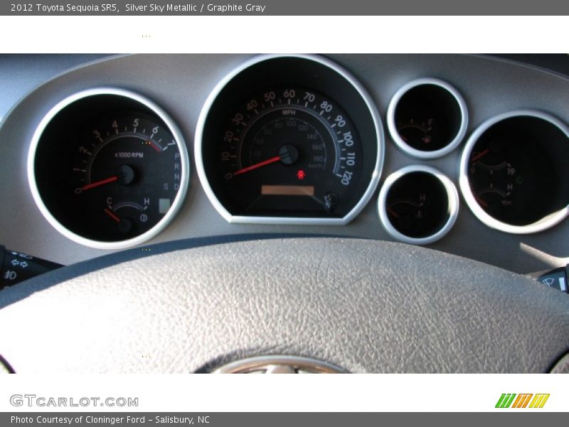 Silver Sky Metallic / Graphite Gray 2012 Toyota Sequoia SR5