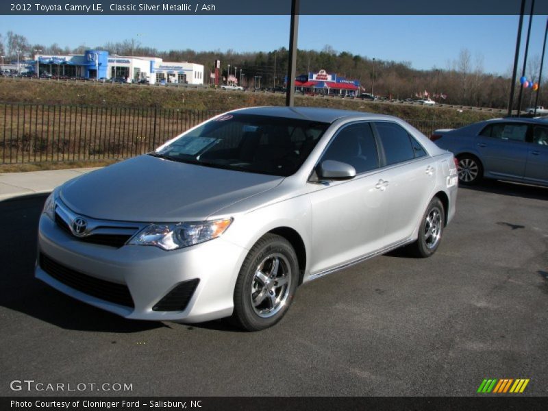 Classic Silver Metallic / Ash 2012 Toyota Camry LE