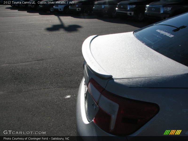Classic Silver Metallic / Ash 2012 Toyota Camry LE