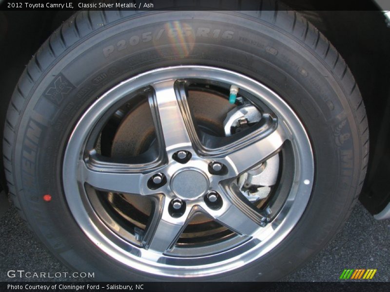Classic Silver Metallic / Ash 2012 Toyota Camry LE
