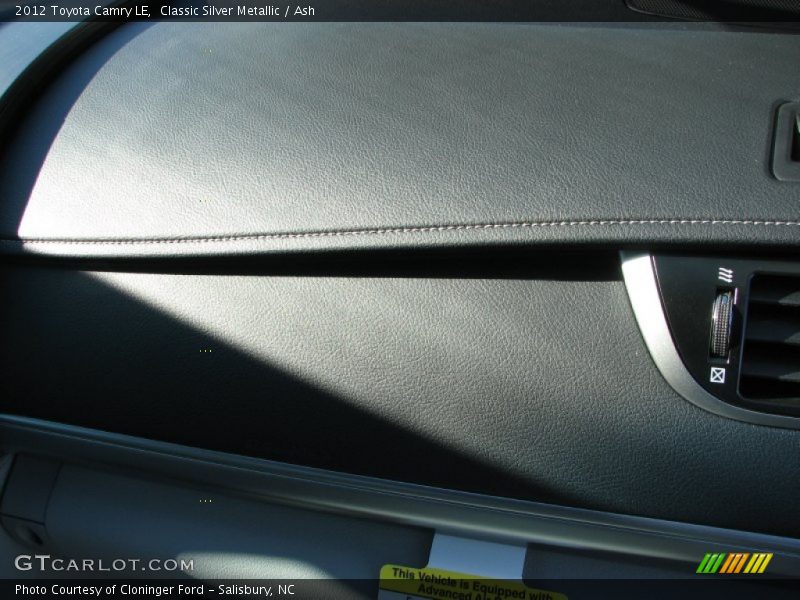 Classic Silver Metallic / Ash 2012 Toyota Camry LE