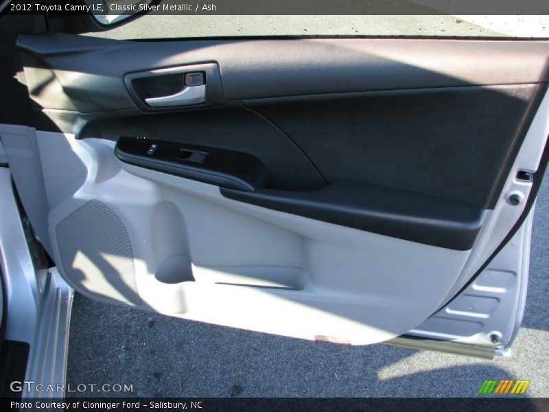 Classic Silver Metallic / Ash 2012 Toyota Camry LE
