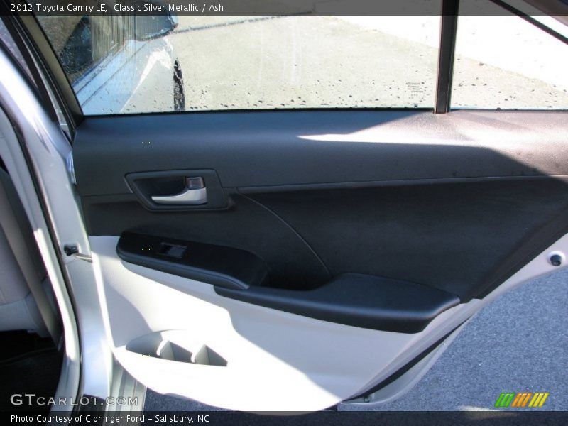Classic Silver Metallic / Ash 2012 Toyota Camry LE