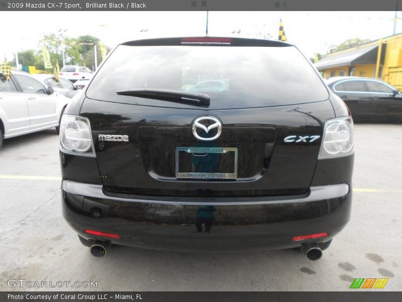 Brilliant Black / Black 2009 Mazda CX-7 Sport