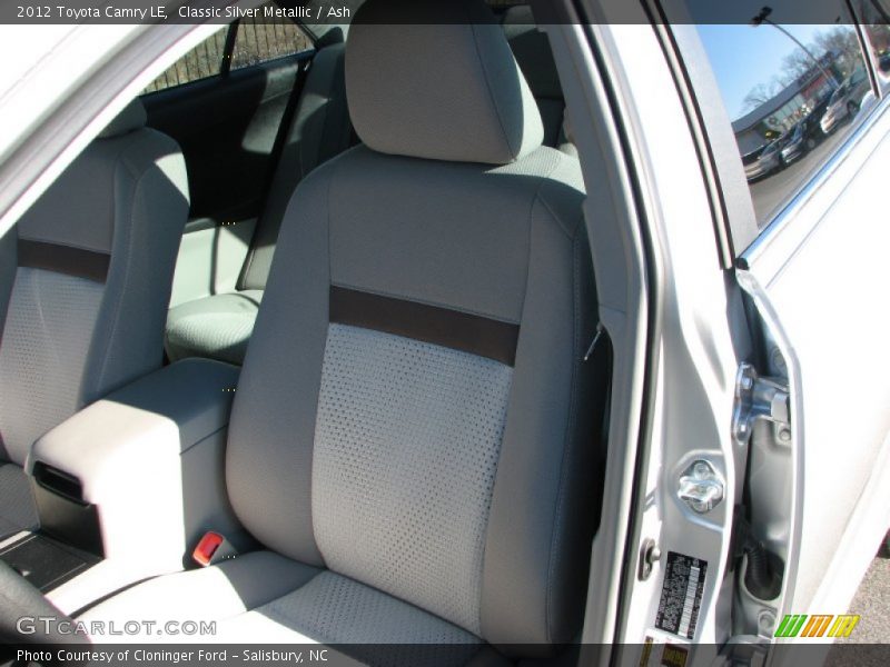 Classic Silver Metallic / Ash 2012 Toyota Camry LE