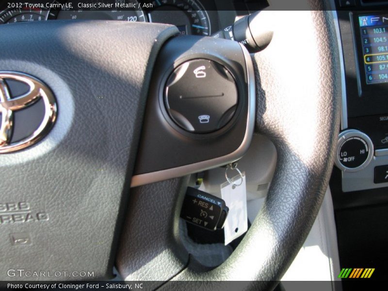 Classic Silver Metallic / Ash 2012 Toyota Camry LE
