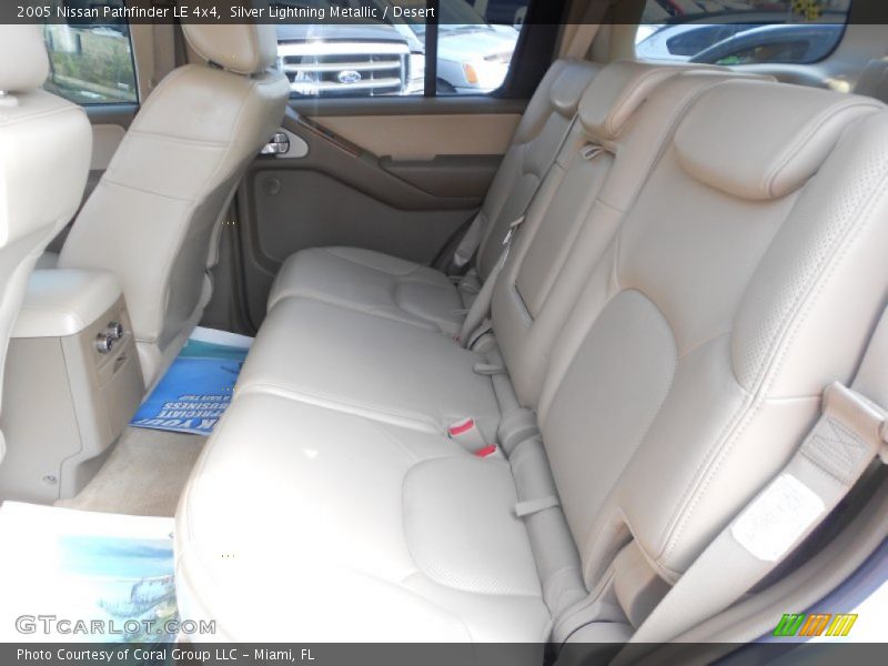 Silver Lightning Metallic / Desert 2005 Nissan Pathfinder LE 4x4