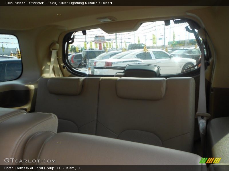 Silver Lightning Metallic / Desert 2005 Nissan Pathfinder LE 4x4
