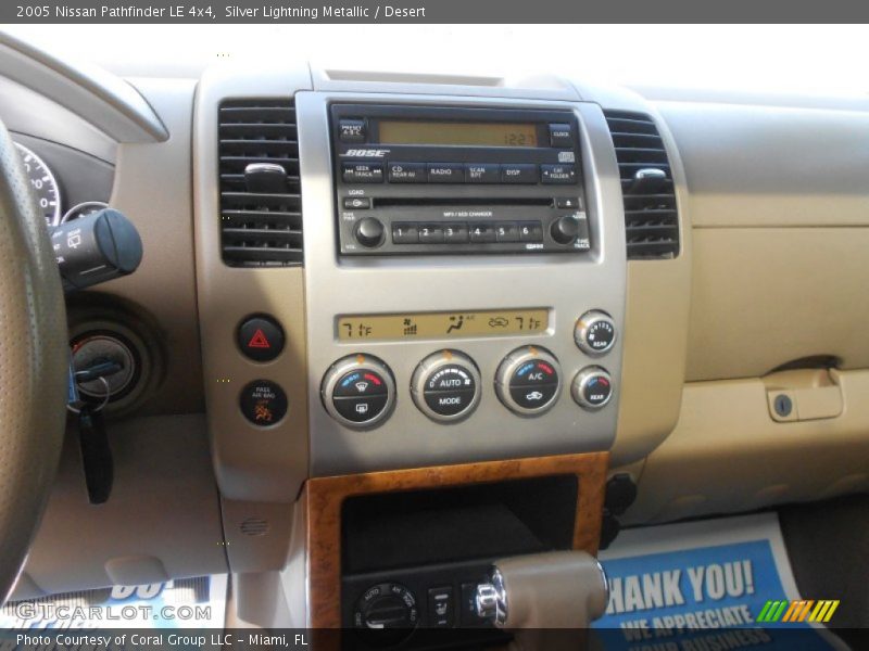 Silver Lightning Metallic / Desert 2005 Nissan Pathfinder LE 4x4