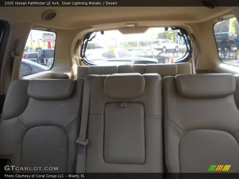 Silver Lightning Metallic / Desert 2005 Nissan Pathfinder LE 4x4
