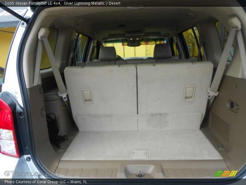 Silver Lightning Metallic / Desert 2005 Nissan Pathfinder LE 4x4