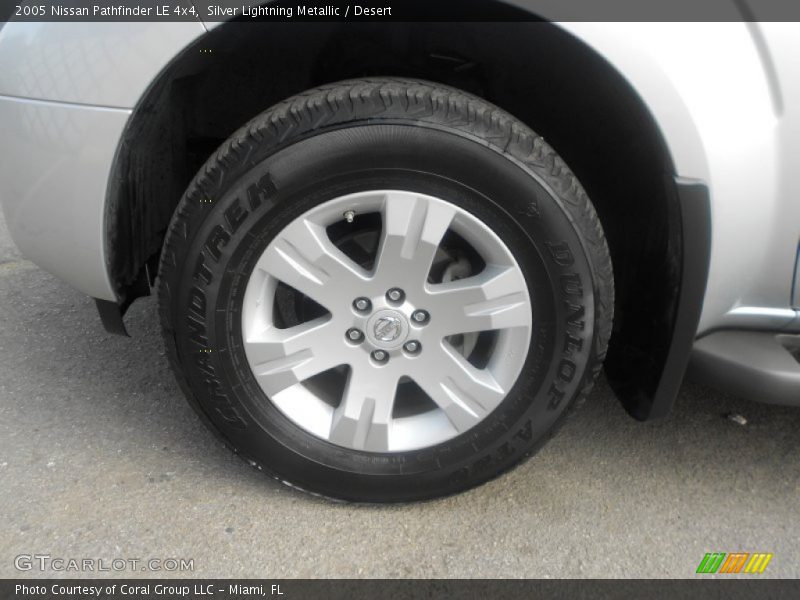Silver Lightning Metallic / Desert 2005 Nissan Pathfinder LE 4x4