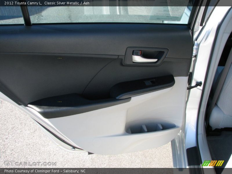 Classic Silver Metallic / Ash 2012 Toyota Camry L