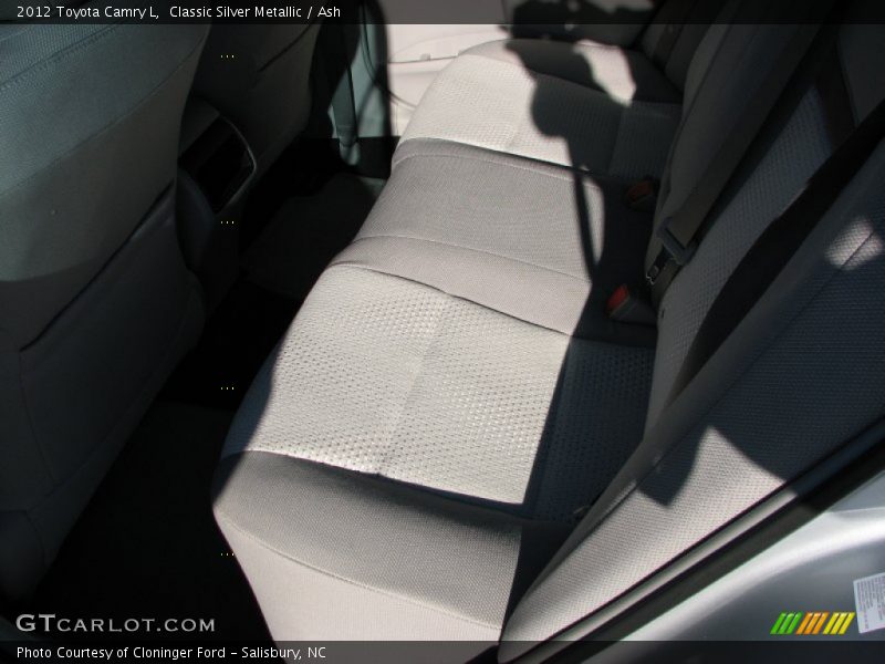 Classic Silver Metallic / Ash 2012 Toyota Camry L