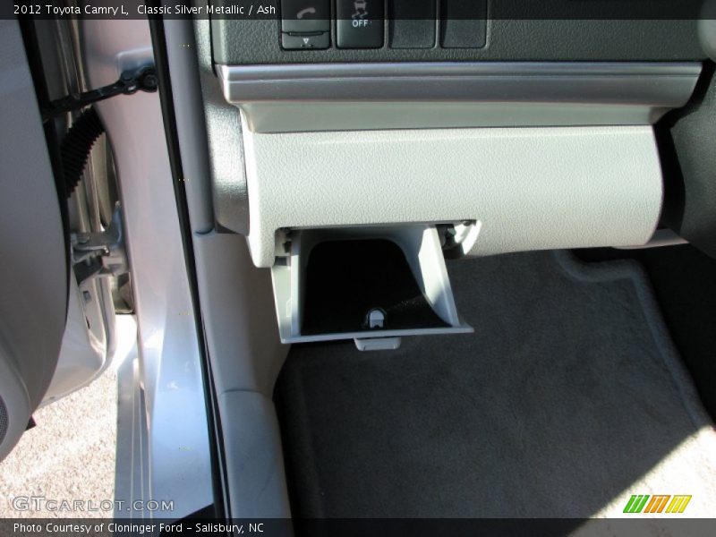 Classic Silver Metallic / Ash 2012 Toyota Camry L