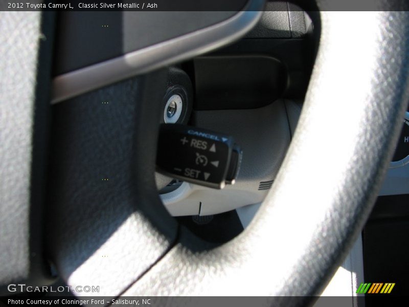 Classic Silver Metallic / Ash 2012 Toyota Camry L