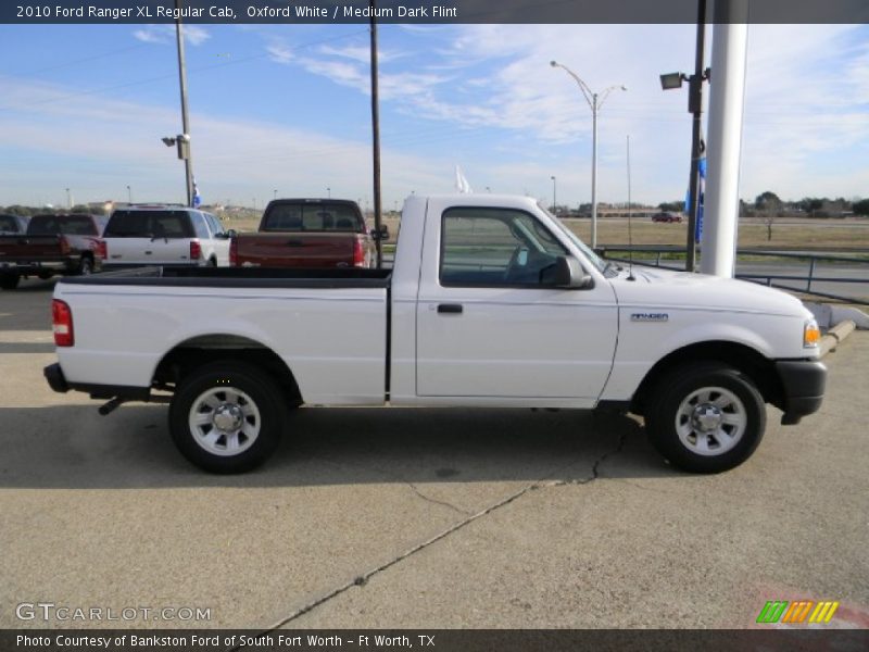 Oxford White / Medium Dark Flint 2010 Ford Ranger XL Regular Cab