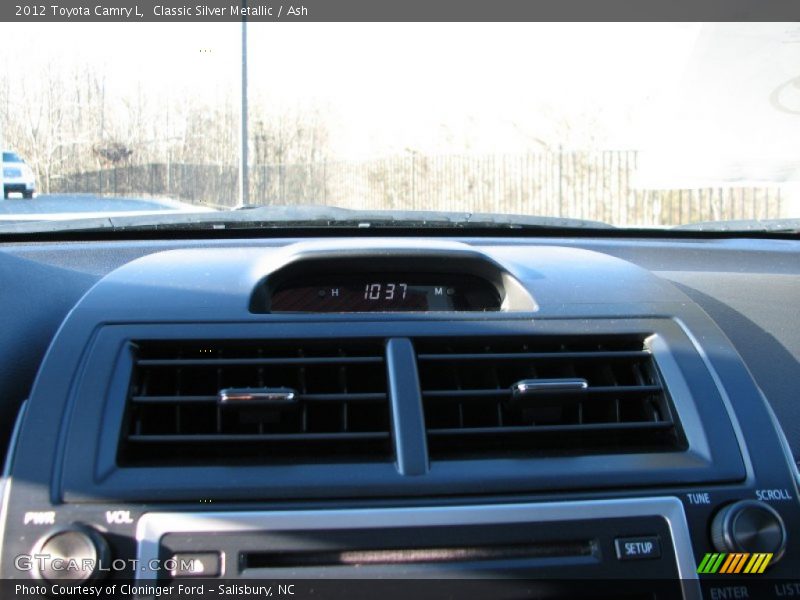 Classic Silver Metallic / Ash 2012 Toyota Camry L